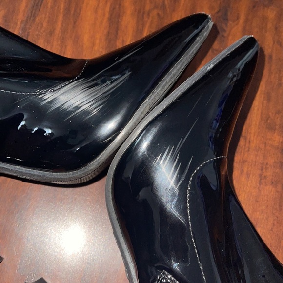 Women's Black Booties - Picture 7 of 9